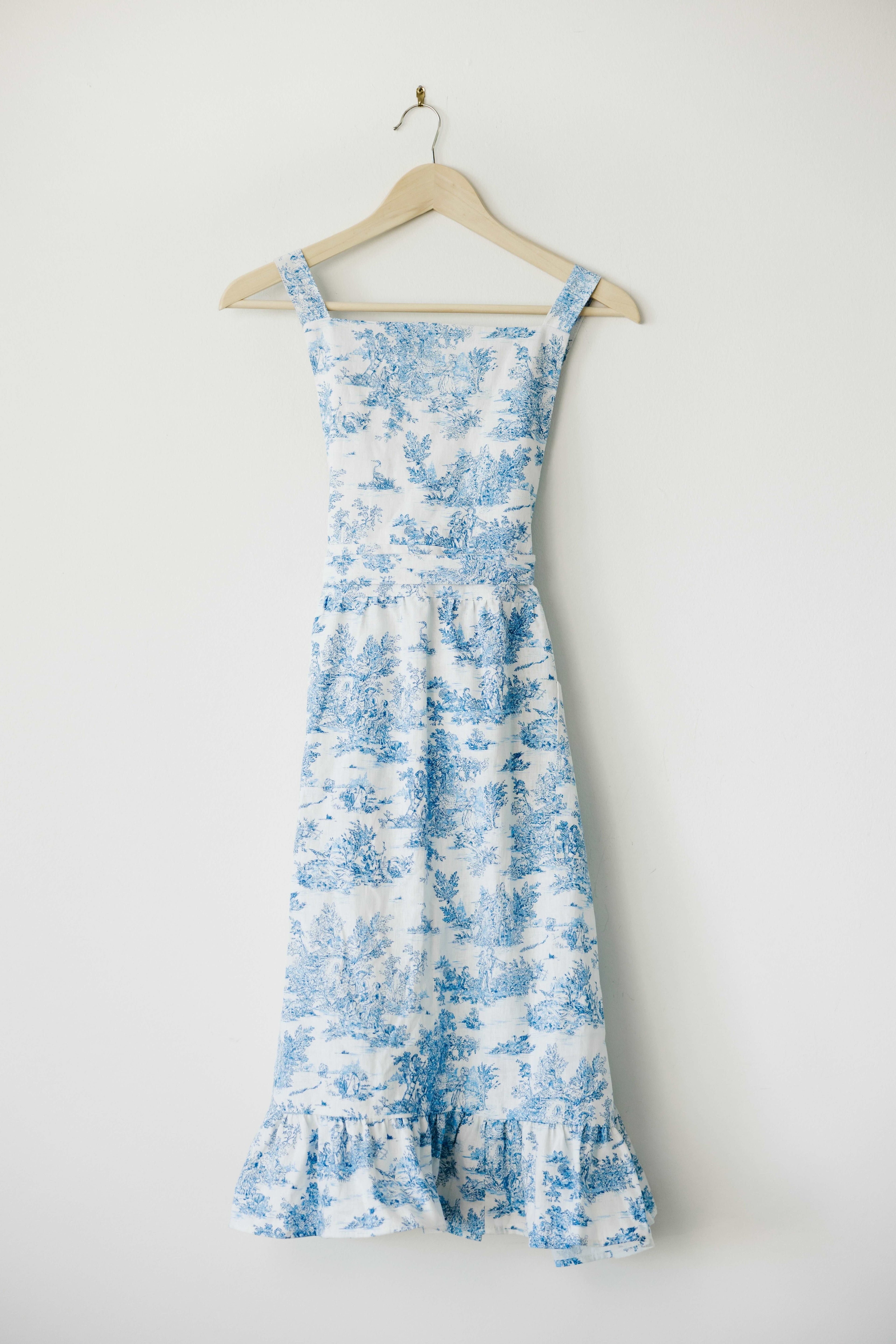 With Grace - Long Sleeveless Cotton Linen Apron