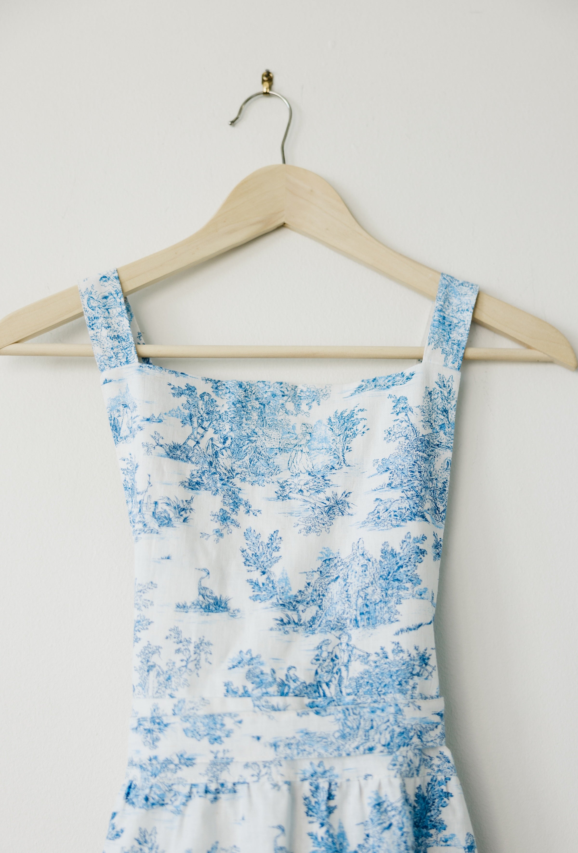 Grace - Long Sleeveless Linen Cotton Apron